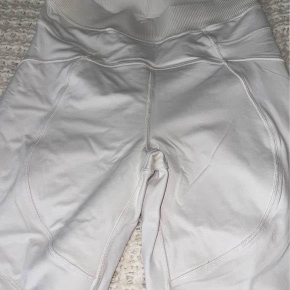 Lululemon Athletica New Ambition white and gold Leggings - Picture 10 of 10